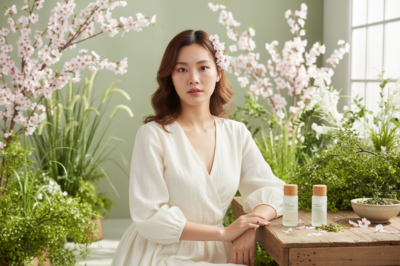 Vegan glass skin lifestyle
